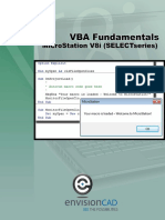 MicroStation VBA Fundamentals - MicroStation V8i - EnvisionCAD PDF