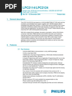 LPC2114/LPC2124: 1. General Description