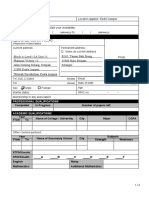 Internal Audit Kuala Lumpur: Personal Particulars