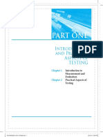 Part One: and Practical Aspects of Testing