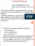 Research Proposal