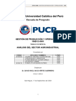 TRABAJO EN EMPRESA - Sector Agroindustrial