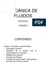 Unidad 7 Fluidos Estática