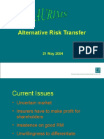 Alternative Risk Transfer: Thomas Miller Risk Management (Uk) LTD