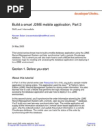 Build A Smart J2ME Mobile Application, Part 2: Section 1. Before You Start