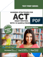 Winning Strategies For ACT Essay Writing: With 15 Sample Prompts