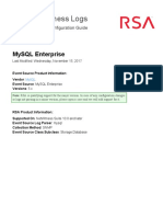 Rsa Netwitness Logs: Mysql Enterprise