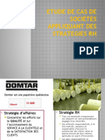 Etudes de Cas de Sociétés Appliquant Des Stratégies