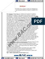 Resume Et Series Genetiques Avec Correctins Bac Sciences PDF