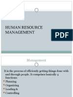 Human Resource Management