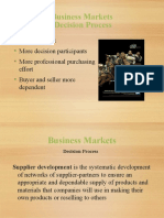 Business Markets Decision Process