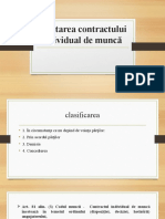 Încetarea Contractului Individual de Muncă