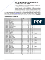 AIPGE 2011 Result