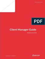 ARCON - PAM - Client - Manager - Guide - Version 4.8.0.0 PDF