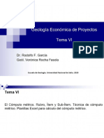 Tema 6 - Cómputo Métrico