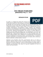 Project Report On Ice Cream Stabilizer