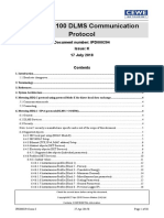 Prometer 100 DLMS Communication Protocol: Document Number: IPD000294 Issue: K 17 July 2018