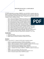 Examen Principes de Bases de Comptabilite