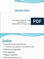 Single-Source Shortest Paths: Mrs.R.Shanthi Prabha M.SC., M.Phil., Assistant Professor, DEPARTMENT OF Computer Science