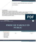 Prise de Parole en Public