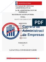 Tema 4. Banco de Ejercicios