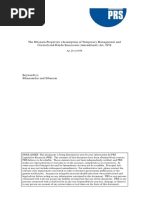 The Sthanam Properties (Assumption of Temporary Management and Control) and Hindu Succession (Amendment) Act, 1958