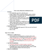 8.case Studies: Case Studies Analysing Case From Various Dimensions (Identify The Issues Involved)