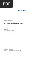 Volvo Global Delfor D04A: Message Specification