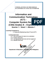 TLE-TE 7 - Q1 - W1 - Mod1 - ICT CSS