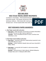 IEEE iNIS-2016 Ieee Tcvlsi Travel Grant Recipients: Paper Name - Width-Dependent Characteristics of Graphene Nanoribbon