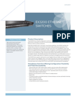 Ex3200 Ethernet Switches: Product Description