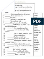 Interjections Exercise