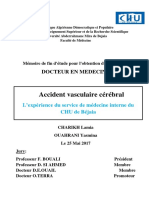 Accident Vasculaire Cérébral Accident Vasculaire Cérébral