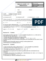 Devoir de Contrôle N°5 - Math - 2ème Sciences Exp (2015-2016) Mme GUESMIA AZIZA PDF