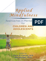 Applied Mindfulness Approaches in Mental Health For Children and Adolescents PDF