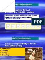 A Hazard Analysis Critical Control Point (HACCP) System