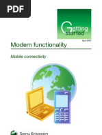 Modem Functionality: Mobile Connectivity