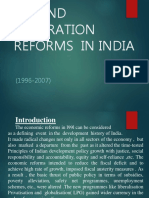 Second Generation Reforms India