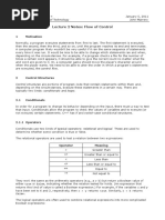 Lecture 2 Notes: Flow of Control: 1 Motivation