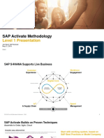 Level 1 - SAP Activate Methodology