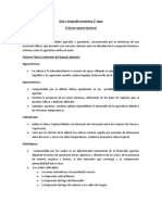 GEOGRAFÍA ECONÓMICA: 2° LAPSO: EXAMEN 1: El Espacio Agricola