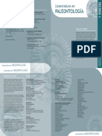 Licenciatura en Paleontologia PDF