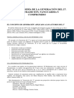 La Poesía de La Generación Del 27. Entre Tradición, Vanguardia y Compromiso