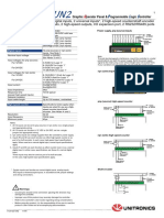 12/24VDC, 12 PNP/NPN Digital Inputs, 2 Universal Inputs, 2 High-Speed Counter/shaft Encoder Inputs, 12 Transistor Outputs, 2 High-Speed Outputs, I/O Expansion Port, 2 RS232/RS485 Ports