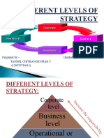 Corporate, Business and Functional Level Strategy