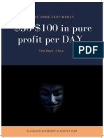 $50-$100 in Pure Profit Per DAY: Make Some Easy Money