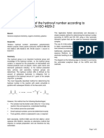 Automated Titration of The Hydroxyl Number According To ASTM E1899 and EN ISO 4629-2