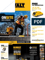 Dewalt Onsite Offers Oct 2020 - Jan 2021