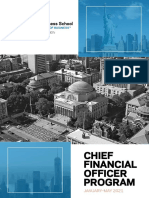 Columbia Business School CFO Program Brochure 2020