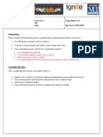 Hands-On Exercise No. 2 Batch-08 Freelancing Total Marks: 10 Due Date: 19/11/2020